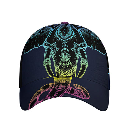 Colorful Spiritual Elephant Print Baseball Cap
