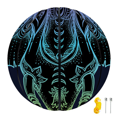 Colorful Spiritual Elephant Print Basketball