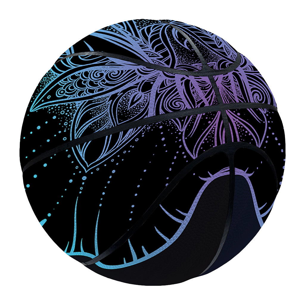 Colorful Spiritual Elephant Print Basketball
