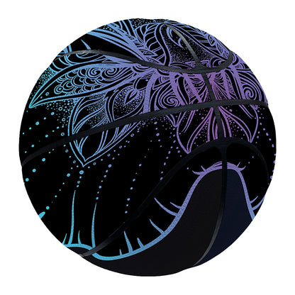Colorful Spiritual Elephant Print Basketball