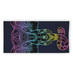 Colorful Spiritual Elephant Print Beach Towel