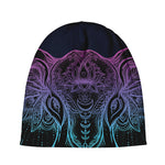 Colorful Spiritual Elephant Print Beanie