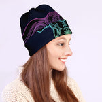Colorful Spiritual Elephant Print Beanie