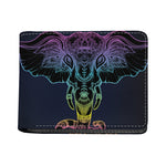 Colorful Spiritual Elephant Print Bifold Wallet