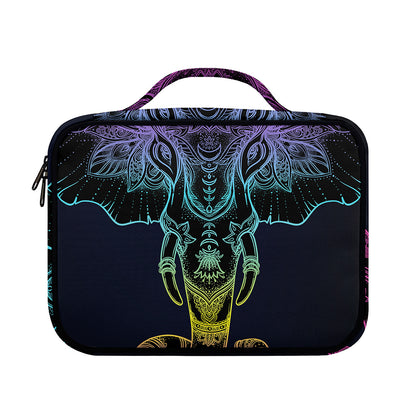 Colorful Spiritual Elephant Print Briefcase Bible Bag