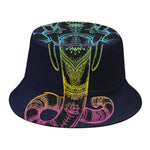 Colorful Spiritual Elephant Print Bucket Hat