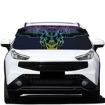 Colorful Spiritual Elephant Print Car Windshield Snow Cover