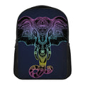 Colorful Spiritual Elephant Print Casual Backpack