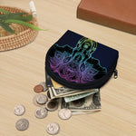 Colorful Spiritual Elephant Print Coin Purse