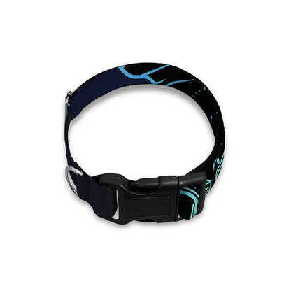 Colorful Spiritual Elephant Print Dog Collar