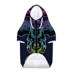Colorful Spiritual Elephant Print Dog Zip Up Hoodie