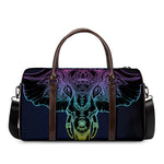 Colorful Spiritual Elephant Print Duffle Bag