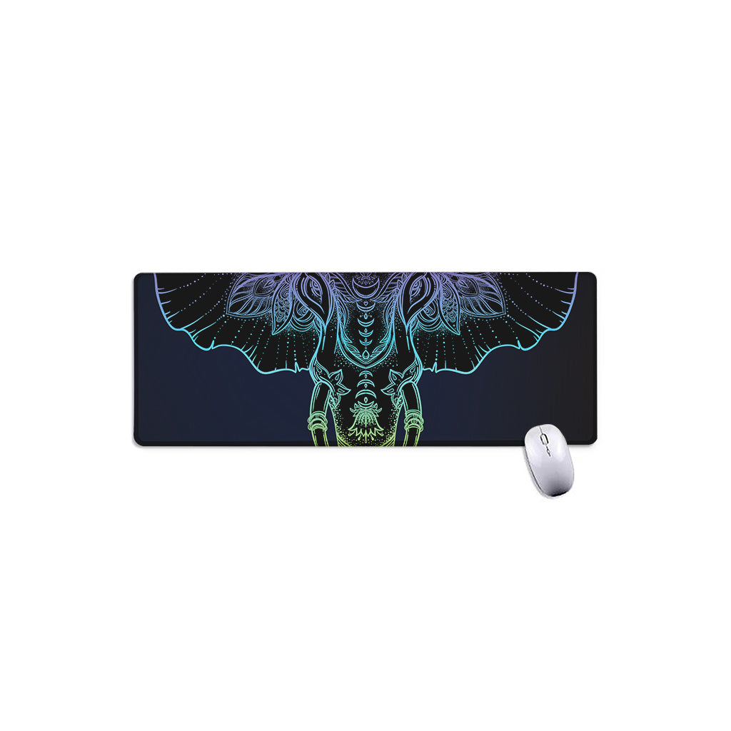 Colorful Spiritual Elephant Print Extended Mouse Pad