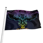 Colorful Spiritual Elephant Print Flag