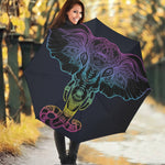 Colorful Spiritual Elephant Print Foldable Umbrella