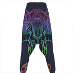 Colorful Spiritual Elephant Print Hammer Pants