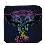 Colorful Spiritual Elephant Print Hand Towel