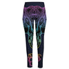 Colorful Spiritual Elephant Print High-Waisted Pocket Leggings