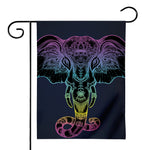 Colorful Spiritual Elephant Print House Flag