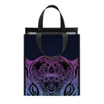 Colorful Spiritual Elephant Print Insulated Lunch Tote