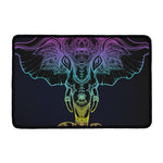 Colorful Spiritual Elephant Print Kitchen Mat