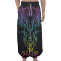 Colorful Spiritual Elephant Print Lantern Pants