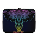 Colorful Spiritual Elephant Print Laptop Sleeve