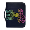 Colorful Spiritual Elephant Print Leather Bible Cover