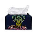 Colorful Spiritual Elephant Print Leather Tissue Box Cover