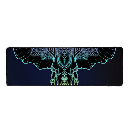 Colorful Spiritual Elephant Print Long Kitchen Mat