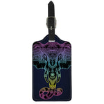 Colorful Spiritual Elephant Print Luggage Tag