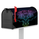Colorful Spiritual Elephant Print Mailbox Cover