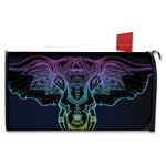 Colorful Spiritual Elephant Print Mailbox Cover
