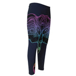 Colorful Spiritual Elephant Print Men's Compression Pants