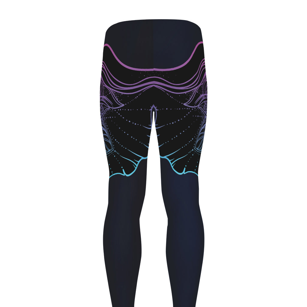 Colorful Spiritual Elephant Print Men's leggings