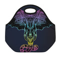 Colorful Spiritual Elephant Print Neoprene Lunch Bag
