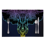 Colorful Spiritual Elephant Print Placemat
