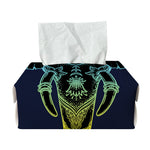 Colorful Spiritual Elephant Print Rectangle Tissue Box Cover