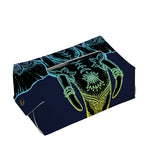 Colorful Spiritual Elephant Print Rectangle Tissue Box Cover