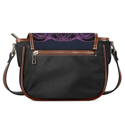 Colorful Spiritual Elephant Print Saddle Bag