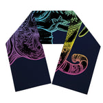 Colorful Spiritual Elephant Print Scarf