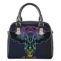 Colorful Spiritual Elephant Print Shoulder Handbag