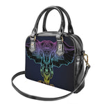 Colorful Spiritual Elephant Print Shoulder Handbag