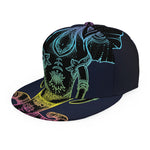 Colorful Spiritual Elephant Print Snapback Cap