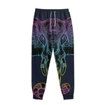 Colorful Spiritual Elephant Print Sweatpants