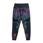 Colorful Spiritual Elephant Print Sweatpants