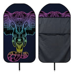 Colorful Spiritual Elephant Print Waterproof Car Seat Cover