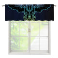 Colorful Spiritual Elephant Print Window Valance