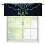 Colorful Spiritual Elephant Print Window Valance