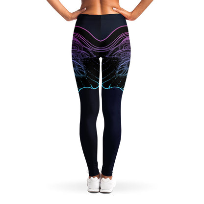 Colorful Spiritual Elephant Print Women's Leggings
